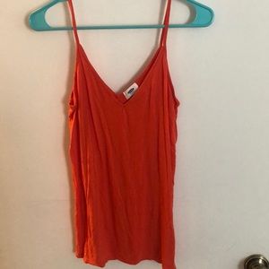 Orange tank top